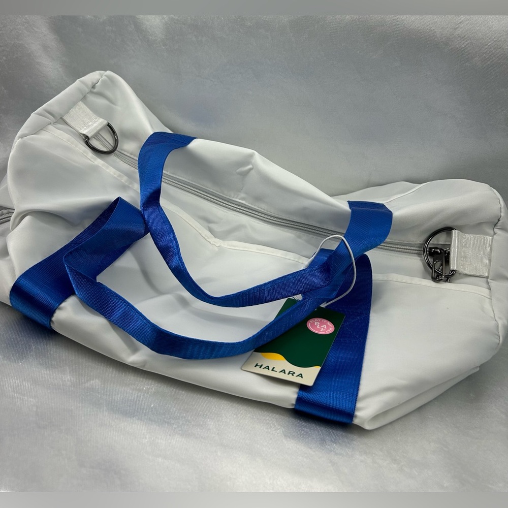 HALARA Gym Bag White & Blue